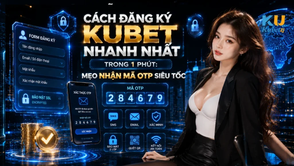 Cách Đăng Ký Kubet Nhanh Nhất Trong 1 Phút: Mẹo Nhận Mã OTP Siêu Tốc