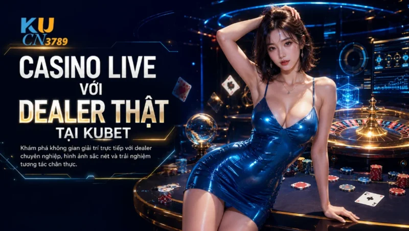 Casino Live Với Dealer Thật Tại Kubet