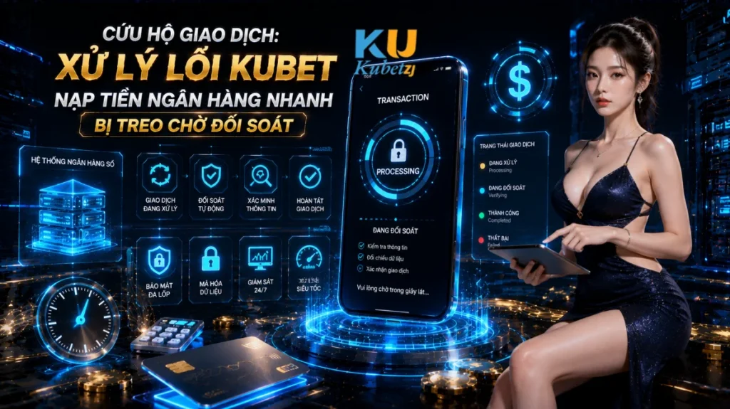 Cứu Hộ Giao Dịch: Xử Lý Lỗi Kubet Nạp Tiền Ngân Hàng Nhanh Bị Treo Chờ Đối Soát