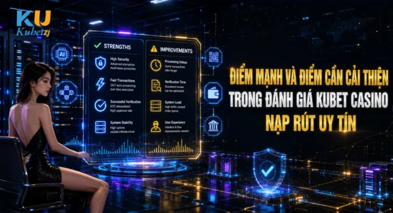 Điểm Mạnh Và Điểm Cần Cải Thiện Trong Đánh Giá Kubet Casino Nạp Rút Uy Tín