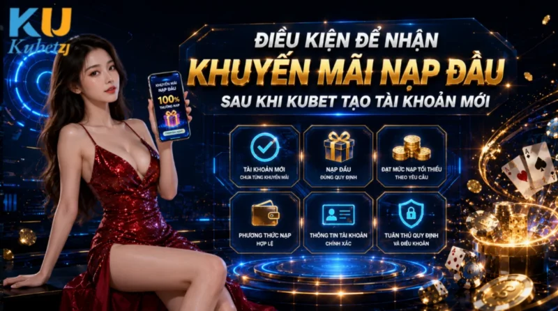 Điều Kiện Để Nhận Khuyến Mãi Nạp Đầu Sau Khi Kubet Tạo Tài Khoản Mới