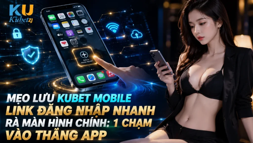 Mẹo Lưu Kubet Mobile Link Đăng Nhập Nhanh Ra Màn Hình Chính: 1 Chạm Vào Thẳng App