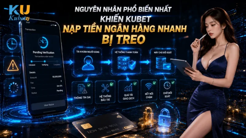 Nguyên Nhân Phổ Biến Nhất Khiến Kubet Nạp Tiền Ngân Hàng Nhanh Bị Treo