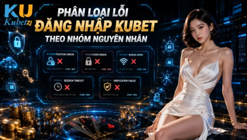 Phân Loại Lỗi Đăng Nhập Kubet Theo Nhóm Nguyên Nhân