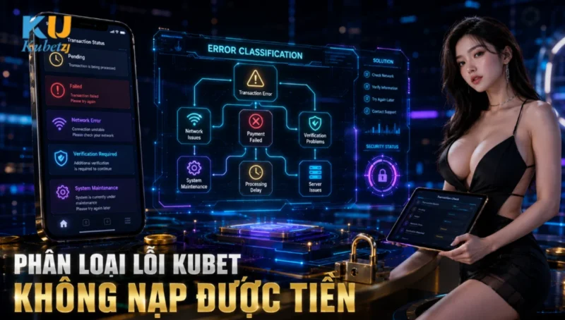Phân Loại Lỗi Kubet Không Nạp Được Tiền