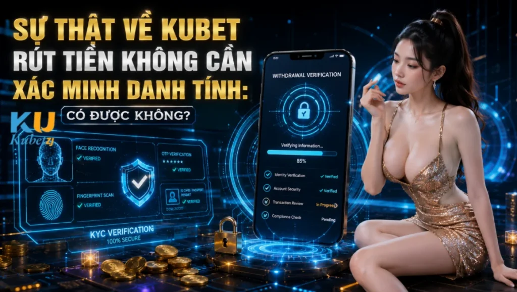 Sự Thật Về Kubet Rút Tiền Không Cần Xác Minh Danh Tính: Có Được Không?