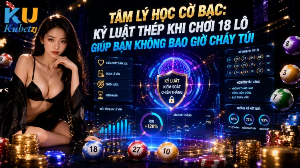 Tâm lý học cờ bạc: Kỷ luật thép khi chơi 18 Lô Kubet giúp bạn không bao giờ cháy túi
